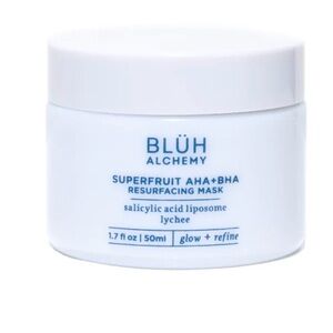NWT! BLÜH ALCHEMY SUPERFRUIT AHA+BHA RESURFACING MASK